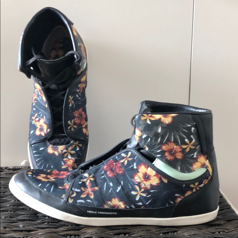 Y-3 Floral High Top Size 13.5